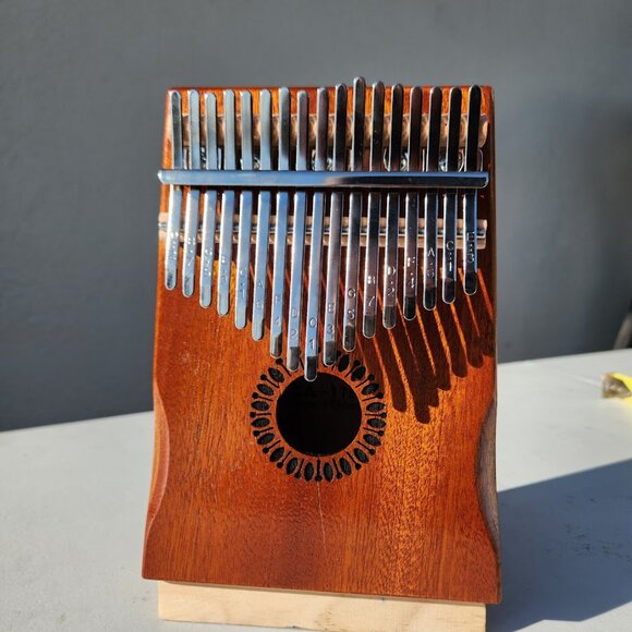 NEW Kalimba Musical Instrument Thumb Piano 17 Keys Portable Mbira Finger Piano W - Picture 4 of 14